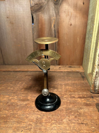 Brass Envelope Scale Desk Accessory