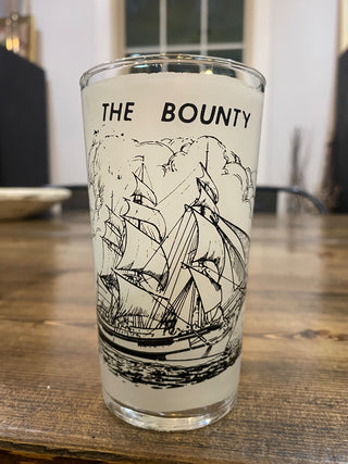 Vintage “The Bounty” Frosted Souvenir Glass