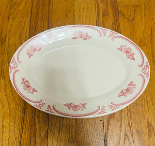 Vintage "American Rose" Red Oval Platter