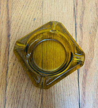 Vintage Amber Ashtray