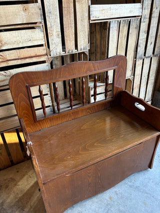 Wood Toy Box Bench