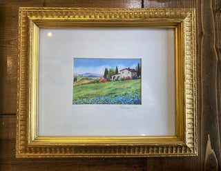 Tuscan Watercolor Signed