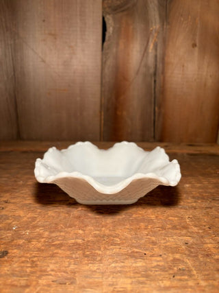 Milk Glass Dish