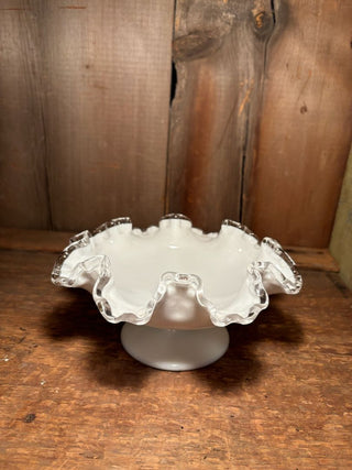 White Glass Dish