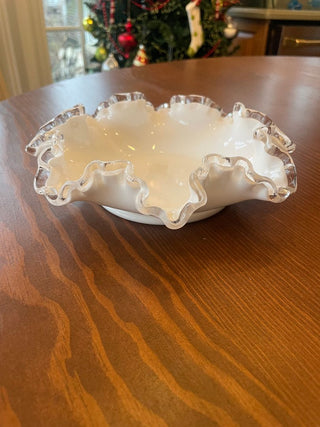 White Wavy Dish