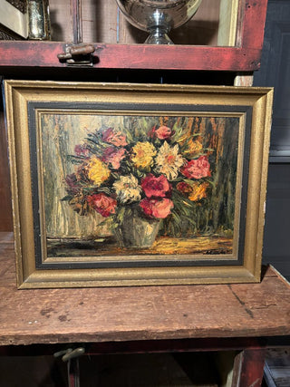 Flower Still Life Oil Original Painting by Artist Kamaos