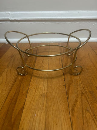 Gold Metal Serving Caddy