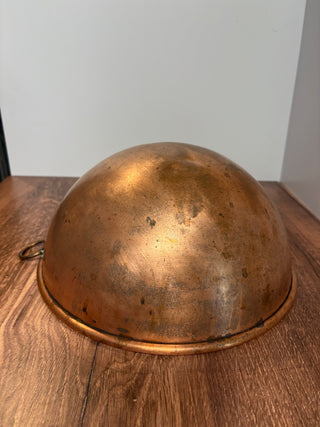 Vintage Large Copper Mixing Bowl
