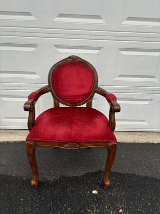 Red Velvet Chair