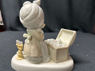 Bridal Girl with Wedding Chest
