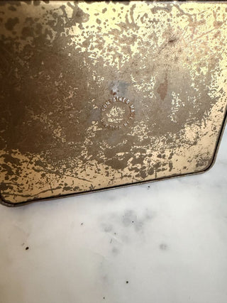 Rectangular Dutch Floral Tin Box