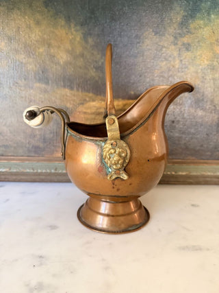 Small Copper Coal Scuttle