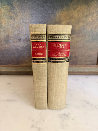 Classics Club Edition of Homer's "The Odyssey" Hardcover Book