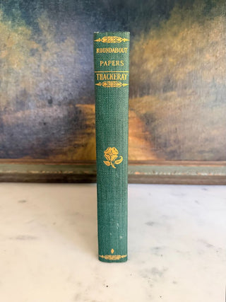 Antique "Roundabout Papers" Hardcover Book
