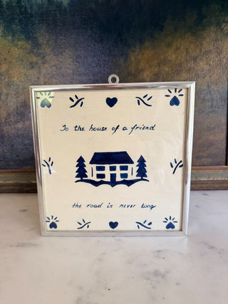 1982 "To the House of a Friend" Framed Artwork