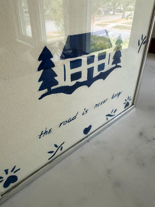 1982 "To the House of a Friend" Framed Artwork