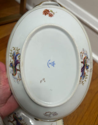 Vintage "Gold Pheasant" Covered Serving Dish