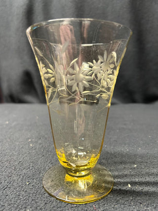 Topaz Yellow Iced Tea Glass
