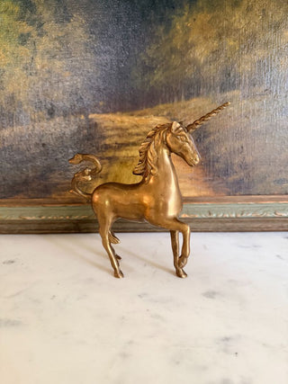 Brass Unicorn Figurine