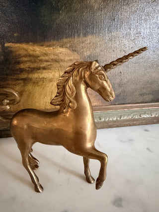 Brass Unicorn Figurine