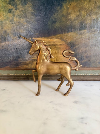 Brass Unicorn Figurine