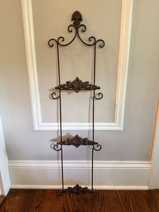 Wrought Iron Wall Plate Hanger