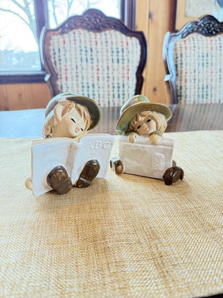 Vintage UCTCI Japan Stoneware Figurines