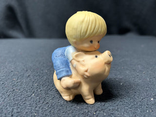Country Cousins-Scooter riding pig