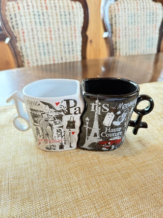 Paris France Mug Set - 2