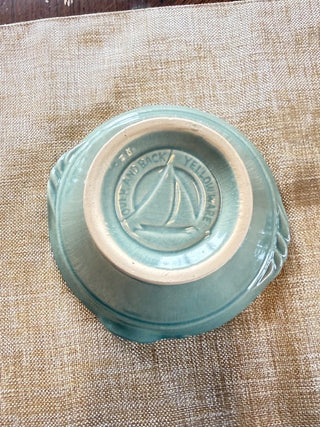 Vintage Overtback Yellow Ware Mixing Bowl