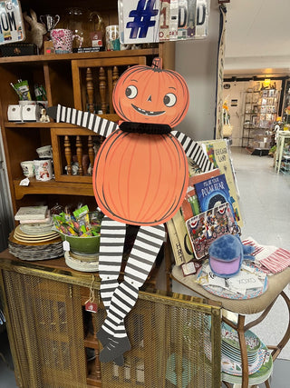 Faux VTG. Honeycomb Pumpkin 3-Set-New