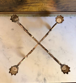 Silver-Plated 4-Arm Swan Candelabra