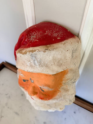Paper Mache Santa Head Hanging