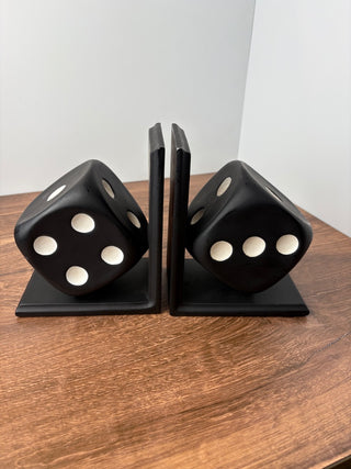 Dice Bookends