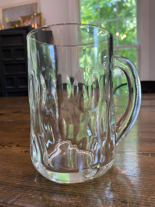 5pc Anchor Hocking Thumbprint Beer Mug