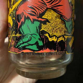 Vintage 7-Eleven 1977 The Incredible Hulk Glass