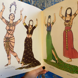 Vintage 1983 Modern Dance Paper Dolls Book