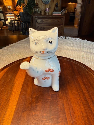 Vintage Cat Teapot "Lucky Cat"
