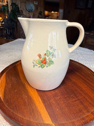 Pitcher w/Strawberry Motif