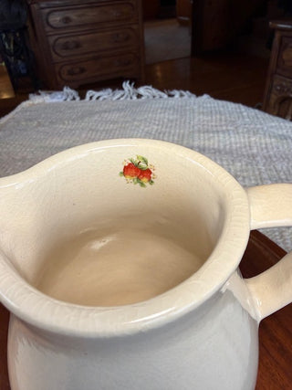 Pitcher w/Strawberry Motif