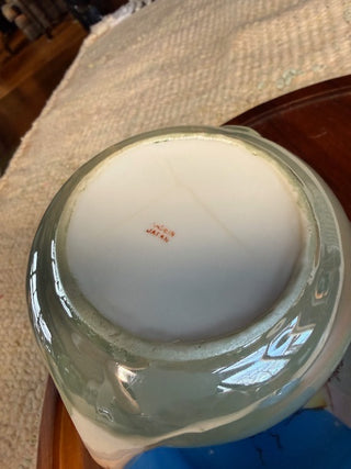 Hand Painted Japanese Teapot w/Plate