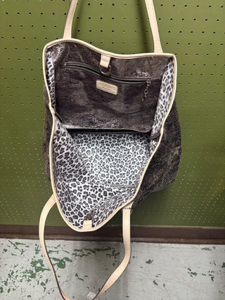 Sorial Metallic Tote Handbag