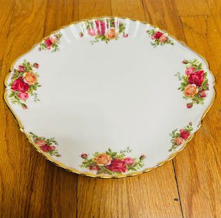 Royal Albert Old Country Roses Cake Plate