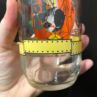 Vintage Happy Birthday Bugs Glass