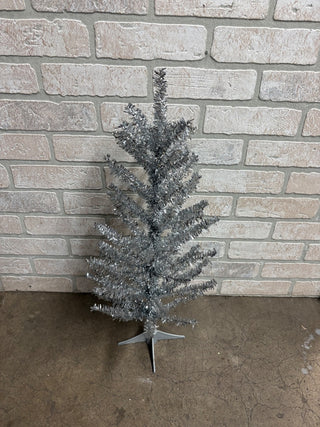 Silver Tinsel Tree