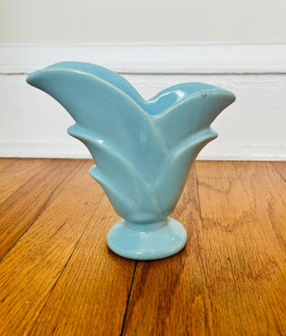 Vintage Blue Ceramic Vase