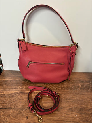 Coach Pink Skyler Hobo Handbag (New)