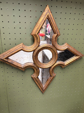 Vintage 4 Point Mottled Mirror