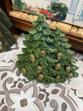 Christmas Tree Candle w\Acorns-1