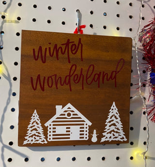 Winter Wonderland Plaque